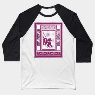 Cave Canem Pompeii Dog wine Baseball T-Shirt